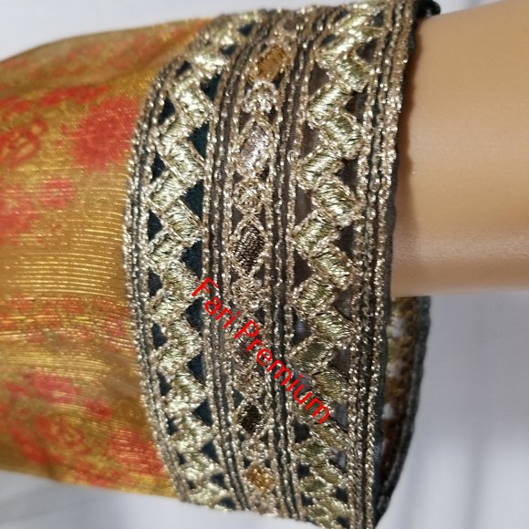 XL NEW Pakistani Tawakkal Fancy Embroidered Masuri Banarsi Shalwar Kameez XL/47 - Picture 4 of 16